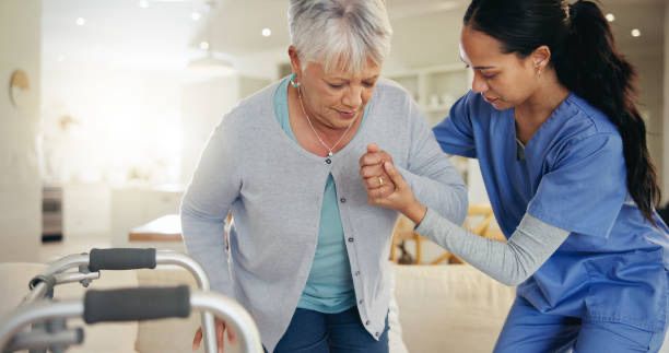Gold Coast Physio therapist working with a senior patient